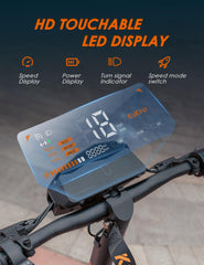 Kukirin G2 Elektrische step voor volwassenen, motor 800 W, accu 48 V, 15 Ah en looptijd tot 55 km, draagbare opvouwbare step met HD-lcd-touchscreen, elektrische step voor volwassenen, offroad
