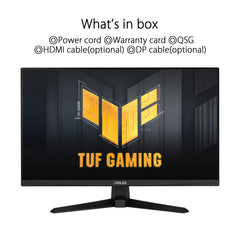 ASUS TUF Gaming VG249QM1A - Ecran PC Gamer Esport 23,8" FHD - Dalle IPS - 270Hz - 1ms - 16:9-1920x1080 - Display Port et HDMI - Haut-parleurs - AMD FreeSync - Compatible G-Sync - ELMB - 99% sRGB