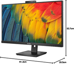 Philips B Line 275B1H/00 computer monitor 68,6 cm (27") 2560 x 1440 Pixels 2K Ultra HD LED Zwart