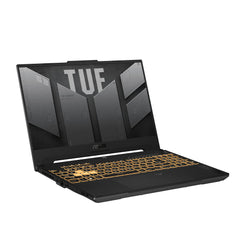 ASUS TUF Gaming F15 FX507ZV4 Gaming-laptop, 39,6 cm (15,6 inch), Full HD, 144 Hz, Intel Core i7-12700H, 16 GB RAM, 1 TB SSD, RTX 4060-8 GB, zonder besturingssysteem, grijs, Spaans QWERTY-toetsenbord