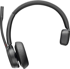 Poly (Plantronics + Polycom) VOYAGER 4310 UC, V4310 C USB-C, OPLAADSTAND, WW, USB C/A ADAPTER, ECOMM