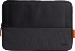 Trust Lisboa Laptophoes 13.3 inch, Laptop Sleeve Gerecycled Plastic, Zwart