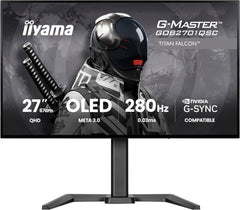 Iiyama G-Master GOB2701QSC-B1 Titan Falcon - 27 inch QHD OLED 280Hz Gaming Monitor