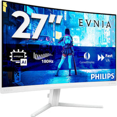Philips Evnia 27M2C5201L - 27 inch Full HD Curved Gaming Monitor - 180Hz - Wit