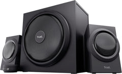 Trust Yuri 2.1 PC Speakerset met Subwoofer - 120W Piekvermogen - Zwart
