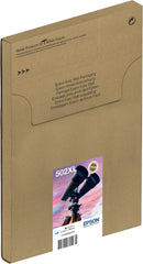 Epson 502XL Serie verrekijker inkjetprintercartridges, XL-formaat, betrouwbare prints voor thuis/kantoor, EasyMail verpakking, meerkleurig, extra groot