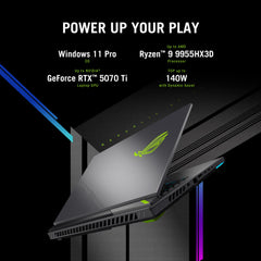ASUS ROG Strix G16 G614PM-S5004W gaming laptop | 16" | AMD Ryzen 9 8940HX | 16GB RAM | 1 TB SSD | NVIDIA GeForce RTX 5060 | Windows OS | QWERTY Toetsenbord