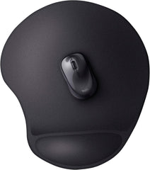 Trust Bigfoot XL Ergonomische Muismat met Gel Polssteun - Zwart
