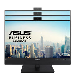 ASUS BE24ECSNK Video Conferencing Monitor – 24 inch (23.8 inch viewable), Full HD, IPS, Frameless, Full HD Webcam, Mic Array, AI Noise-canceling, Zoom Certified, Face Auto Exposure, USB-C Docking
