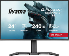 iiyama G-Master GB2471HS-B1 Red Eagle - 23.8 Inch Full HD Gaming Monitor - 240Hz