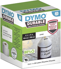 Dymo Durable LabelWriter Etiketten 104 x 159 mm - Wit (Rol à 200 stuks)