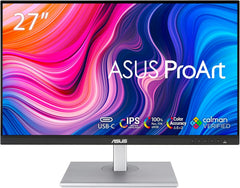 ASUS ProArt PA278CV – 27-inch pc-monitor – IPS-scherm – 2560 x 1440 – 350 cd/m² – 75 Hz – 2x display poort, HDMI, 4x USB 3.1 en 1x USB-C – 1000% Rec. 2 - C. alman Verified - 5 jaar garantie