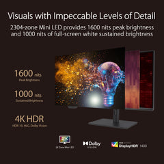 ASUS ProArt Display PA32UCXR Professionele Monitor - 32", 4K UHD (3840 x 2160)