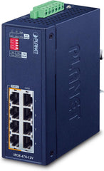 planet industrial 4-Port 10/100/1000t 802.3bt poE ++ injector hub w / 12v booster