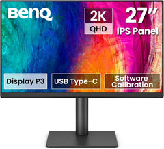 BenQ PD2706QN 27 Inch QHD Mac Creator Monitor - 100Hz - USB-C 90W