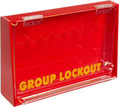 Brady Lockout/Tagout Groepsslot Box - Wandmontage Acryl Sleutelkast - Groot (30,5 x 19 cm)