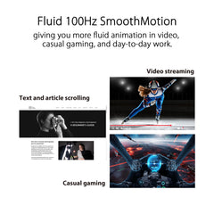 ASUS VA27DQFR 27" Eye Care Gaming Monitor (IPS, Full HD, Borderless, 100Hz, Adaptive-Sync, 1ms MPRT, HDMI, DisplayPort, VGA, Low Blue Light, Flicker-Free, Wall Mount)