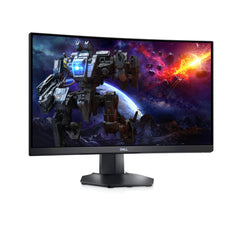 Dell S2422HG, 24 inch, gaming monitor, curved, Full HD 1920x1080, 165Hz, 1ms, VA ontspiegeld, 16:9, AMD FreeSync, in hoogte verstelbaar/kantelbaar, HDMI 2.0, DP1.2, headphone out, zwart
