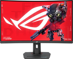 ASUS ROG Strix XG32WCS USB Type-C Gaming Monitor – 32-inch (31.5 viewable) 2560x1440, Curved, 180Hz (Above 144Hz), 1ms (GTG), Fast VA, Extreme Low Motion Blur Sync, USB Type-C, FreeSync