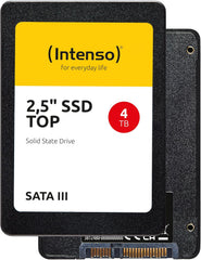 Intenso Interne 2,5" SSD SATA III Top, 4 TB, 550 MB/seconden, zwart: Amazon.de: Computers en accessoires