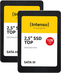 Intenso Top Performance 2.5 inch SATA III SSD - 128 GB (Duoverpakking)