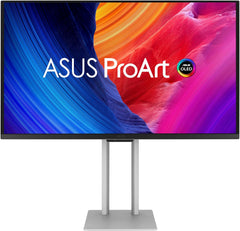 ASUS ProArt Display OLED PA27UCDMR, professionele monitor 26,5 inch, 4K UHD QD-OLED (3840 x 2160), QD-OLED, 240 Hz, 0,1 ms, ultradun, automatische kalibratie, Dolby Vision, ergonomische ondersteuning