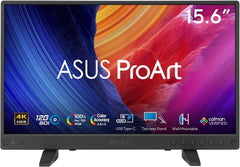 ASUS ProArt PA16USV - 15,6 Zoll 4K UHD Professioneller Monitor - 16:9 IPS, 3840x2160, 100% sRGB, Calman, HDR10-12G SDI Port, 7.5W USB-C, HDMI, USB-Hub, Kickstand (90LM09Z3-B01370)